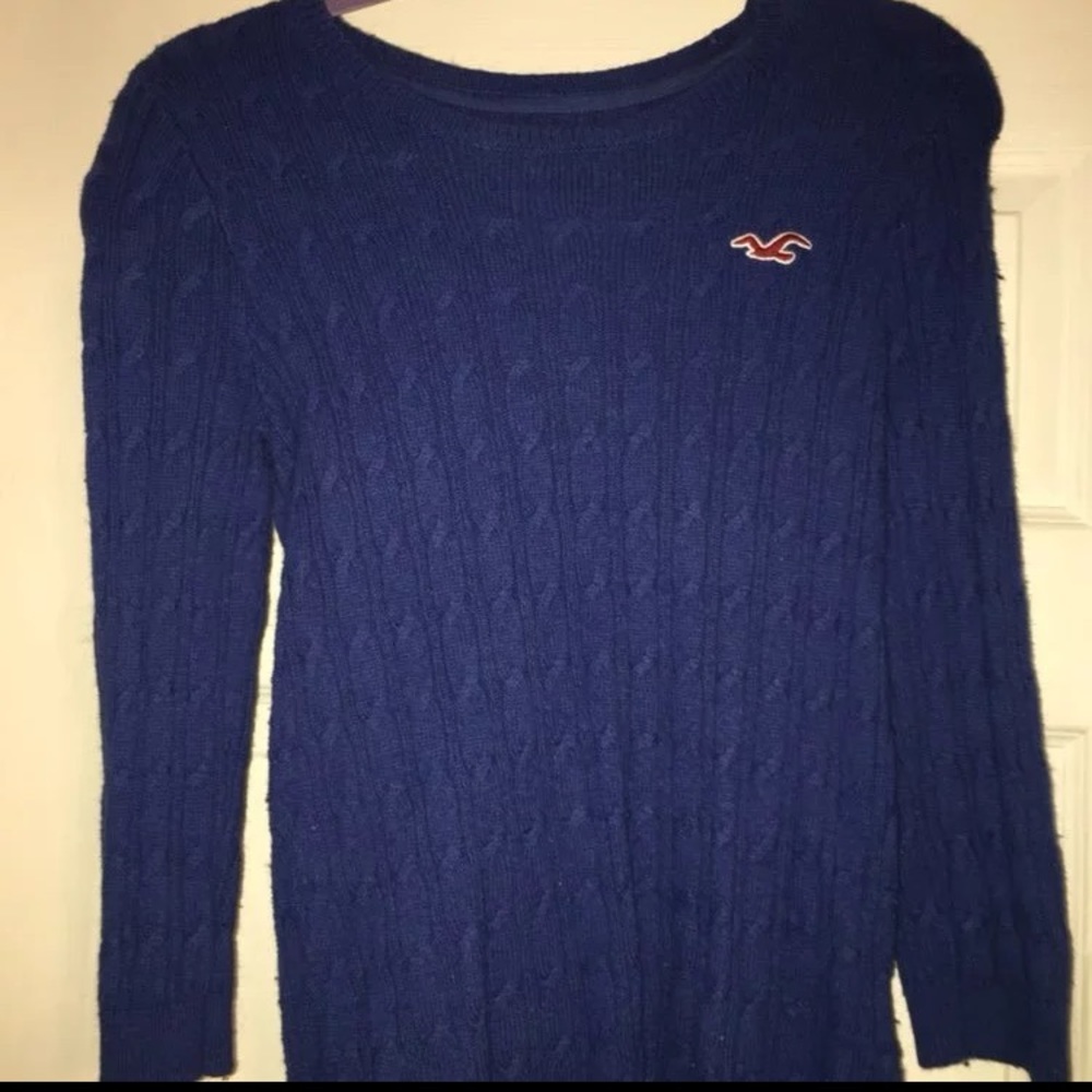 Royal blue Hollister sweater